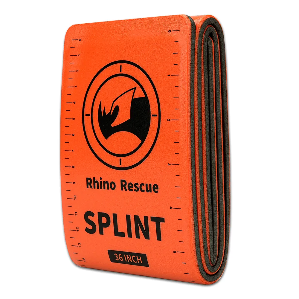 RHINO RESCUE 경량 재사용 가능한 전투 부목, 골절 치료용 응급 처치 의료 부목, 36 인치 title=RHINO RESCUE 경량 재사용 가능한 전투 부목, 골절 치료용 응급 처치 의료 부목, 36 인치 