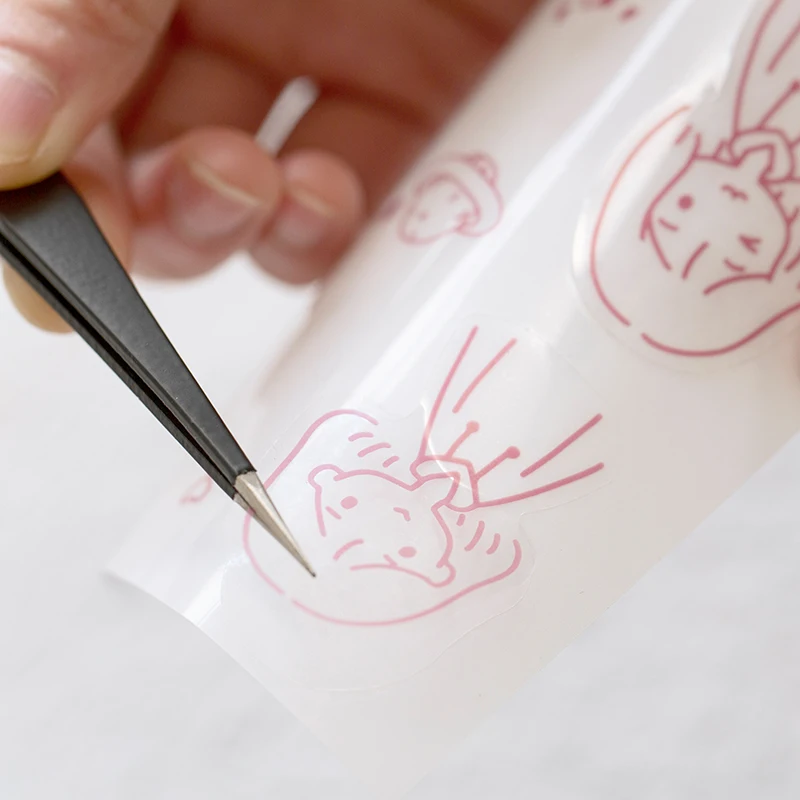 여행용 블랙 스테인레스 스틸 족집게, 스티커 따기, 멀티 도구 문구, DIY 스크랩북 액세서리, 학교 용품