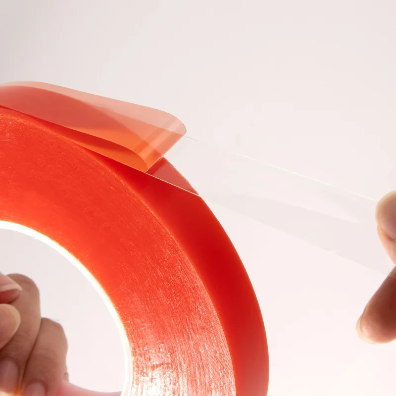 DIY 공예품용 양면 접착 테이프, 내열성, 고접착력, 투명 PET 테이프, 휴대폰 터치 스크린 수리, 10m