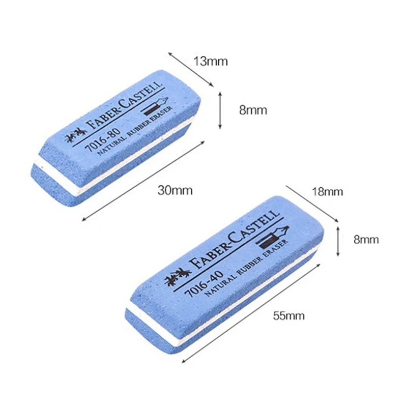 페이버 카스텔 천연 고무 지우개, 젤 펜, 볼펜, 만년필, 잉크 펜용 지우개, 학생용 모래 고무 문구 7016