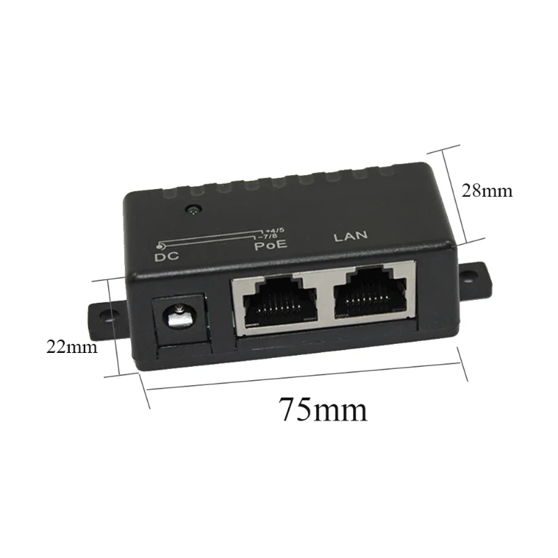 IP 카메라용 POE 인젝터 전원 분배기, POE 어댑터 모듈 액세서리, 1000Mbps, 5V, 12V, 24V, 48V, 1A