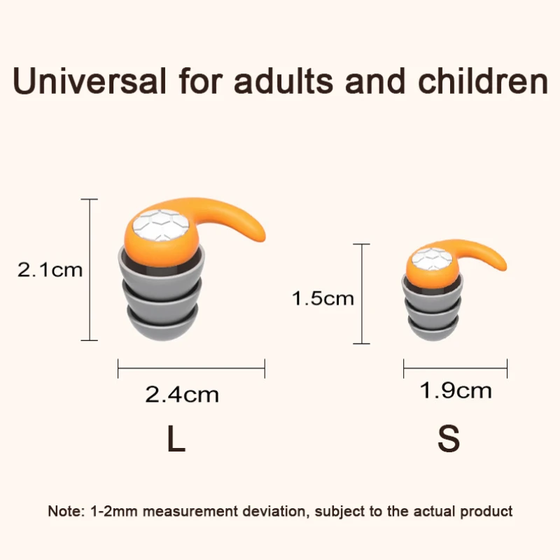 실리콘 소음 감소 귀마개, 수면 귀마개, 귀 보호 귀마개, 소음 방지, 방수 플러그, 성인 어린이 여행 작업
