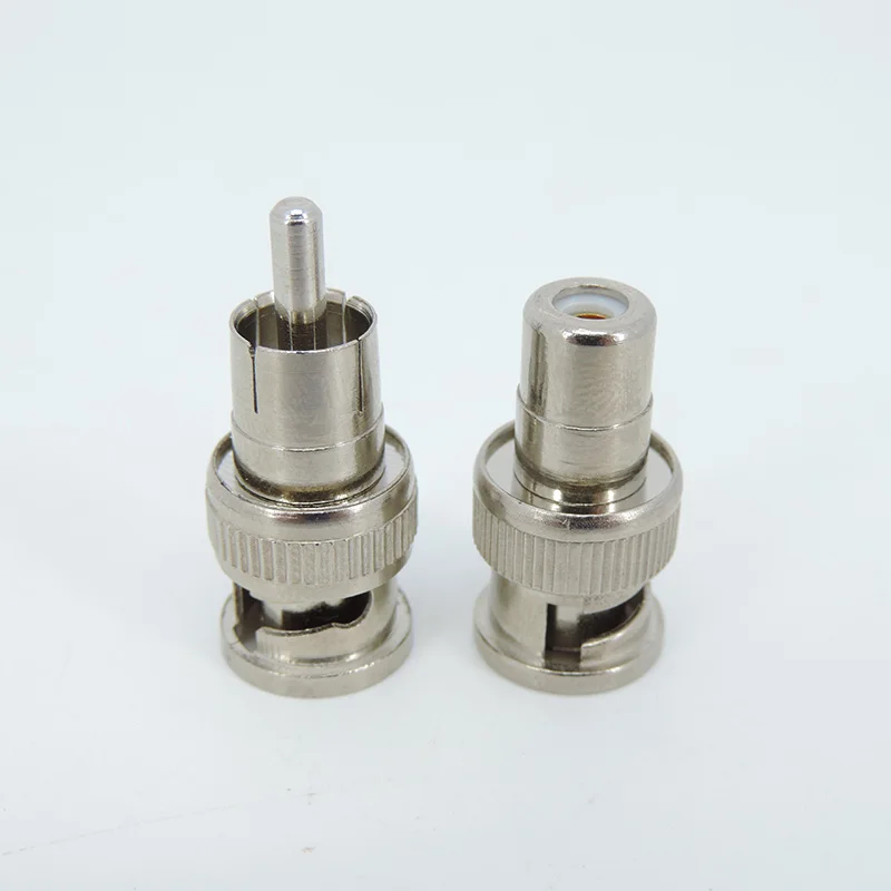 오디오 비디오 CCTV 카메라 동축 케이블 커넥터 컨버터, BNC 남성 여성-RCA 남성 여성 플러그 잭, 4 가지 유형