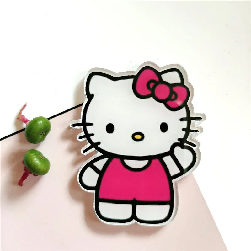 산리오 브로치, 헬로 키티 애니메이션, 카와이 만화, 귀여운 소녀 문구 브로치 패치, 패션 핀 펜던트, 장식 보석 선물