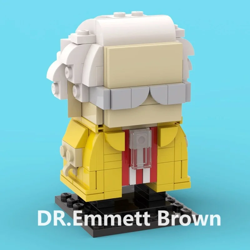Back to the Future 마티 맥플라이 빌딩 블록, 미니 액션 피규어 장난감