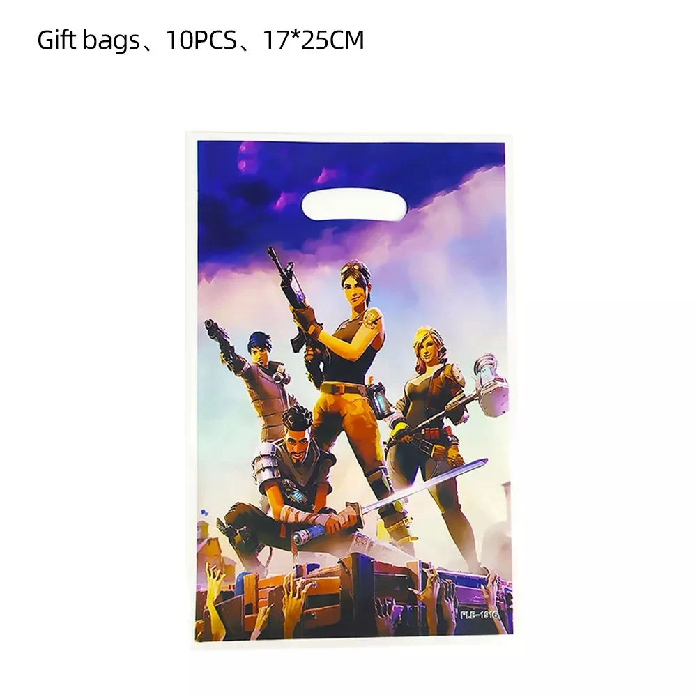 슈팅 게임 포티니티 파티 장식, 컵과 접시, 만화 알파카 알루미늄 호일 풍선, 베이비 샤워 파티 장난감