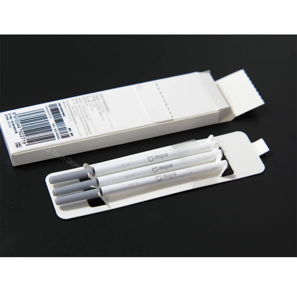 Xiaomi-Mijia 오리지널 로그인 펜 교체 가능 리필 부드러운 스위스 리필 Mi 펜용, 일본 검정 잉크