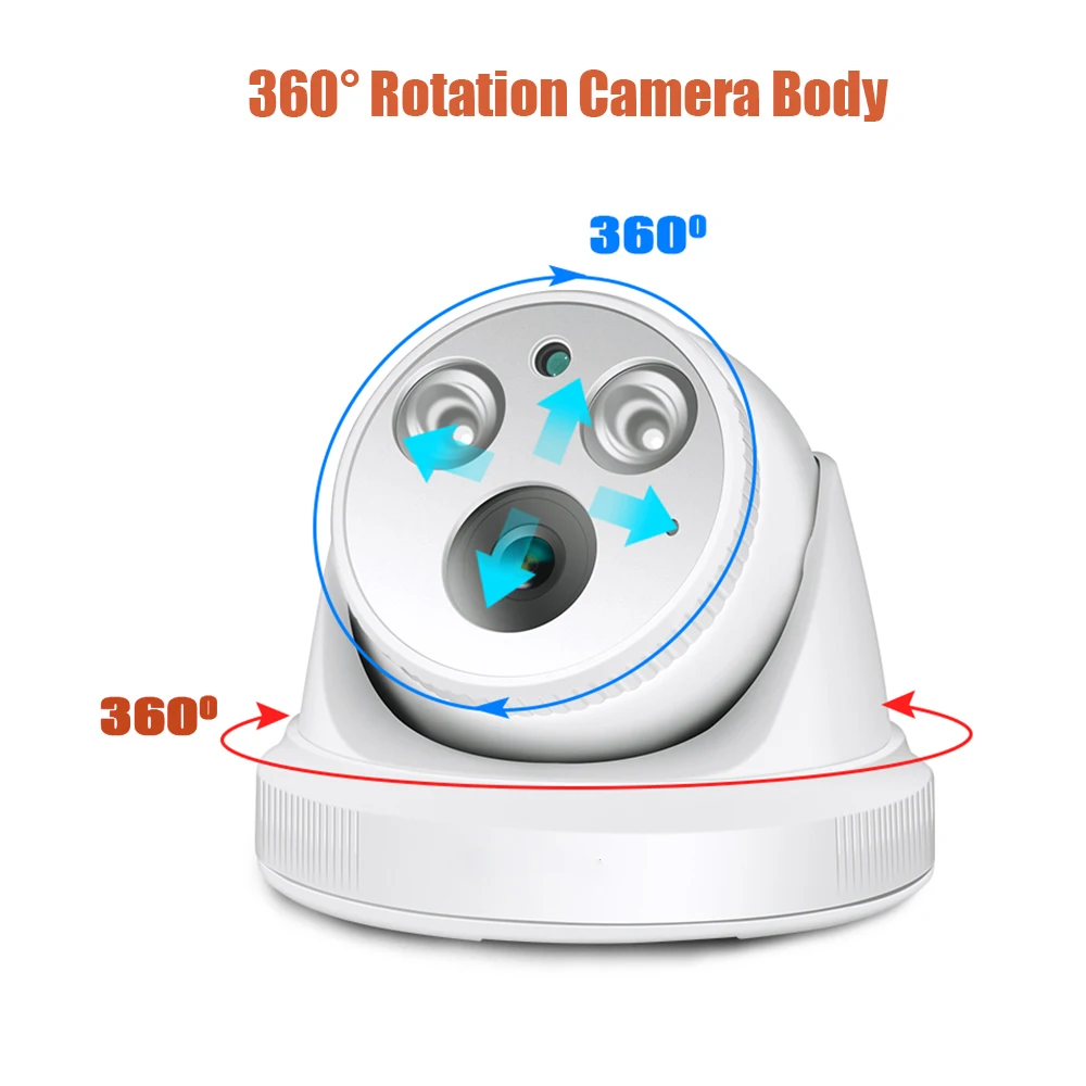 HKTUOYING POE IP 카메라, 돔 CCTV IPCamera 얼굴 감지 ONVIF, NVR 시스템, 실내 홈 보안 감시, 3MP, 5MP, H.265