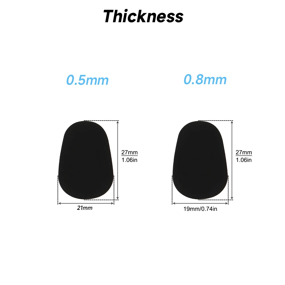 슬레이드 8 개/16 개 표준 0.8mm 알토 테너 색소폰 마우스 피스 쿠션 패드 목관 악기 부품 액세서리, 색소폰 마우스 피스 패드 표준 악기 부품 액세서리