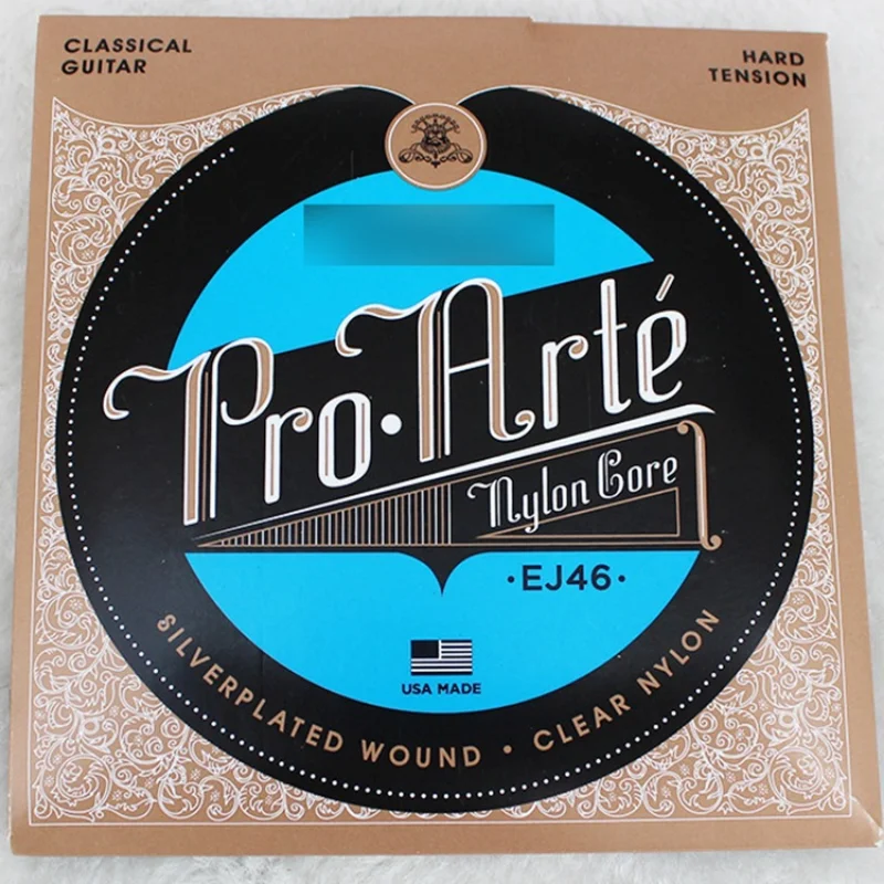 나일론 코어 실버 도금 구리 상처 악기 액세서리 부품, 클래식 기타 현, 1 팩