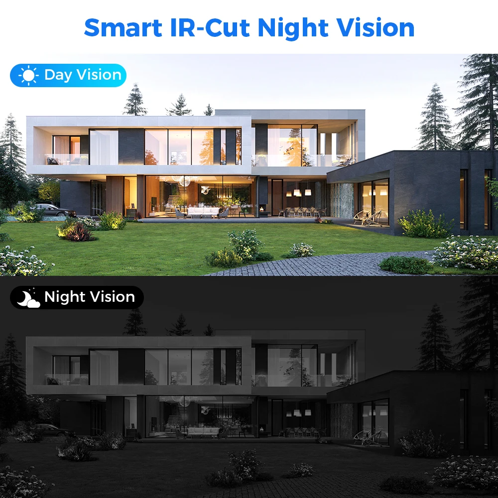 Hiseeu IP 카메라 감시 POE 오디오 돔 2.8mm 야간 투시경, 실내 홈 CCTV 비디오 보안, NVR ONVIF H.265, 3MP, 5MP