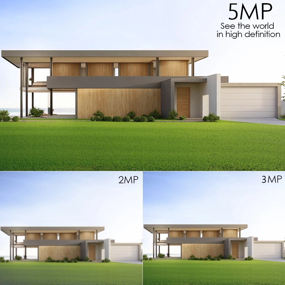 BESDER-5MP 오디오 IP 카메라, 와이파이 무선 AI 인간 감지 iCSee 1080P CCTV 총알 SD 카드 슬롯 야외 감시 카메라 금속 하우징이 있는 3MP 방수 보안 카메라 P2P 모션 감지 적외선 야간 투시경