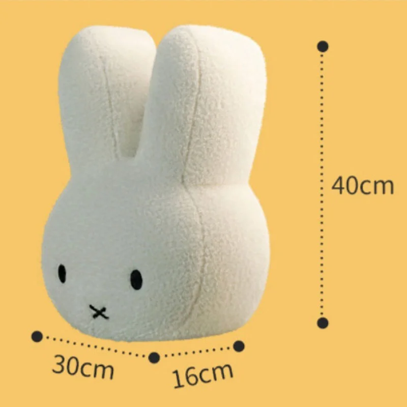 Miffy 귀여운 토끼 봉제 장난감, 아기 편안한 베개, 앉은 방 소파 침대 옆 베개, 만화 사무실 등 쿠션