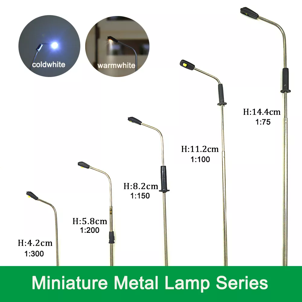 디오라마 건축 금속 램프 모델, 3V LED 장난감, 미니어처 조명 철도 기차 레이아웃 키트, 장면용, 1:75-1:500 스케일, 50 개 title=디오라마 건축 금속 램프 모델, 3V LED 장난감, 미니어처 조명 철도 기차 레이아웃 키트, 장면용, 1:75-1:500 스케일, 50 개 