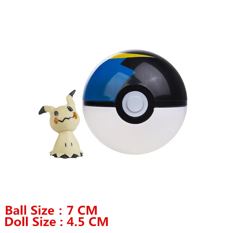 포켓몬 Pokeball 만화 영화 애니메이션 그림 피카추 Charmander Eevee Squirtle Vulpix 품질 애완 동물 액션 모델 완구 선물