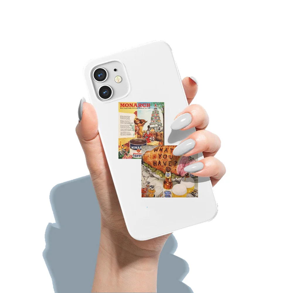 클래식 레트로 포스터 그래피티 스티커 10/30/50 개, 미적 그래피티 오토바이 수하물 기타 방수 빈티지 스티커 데칼