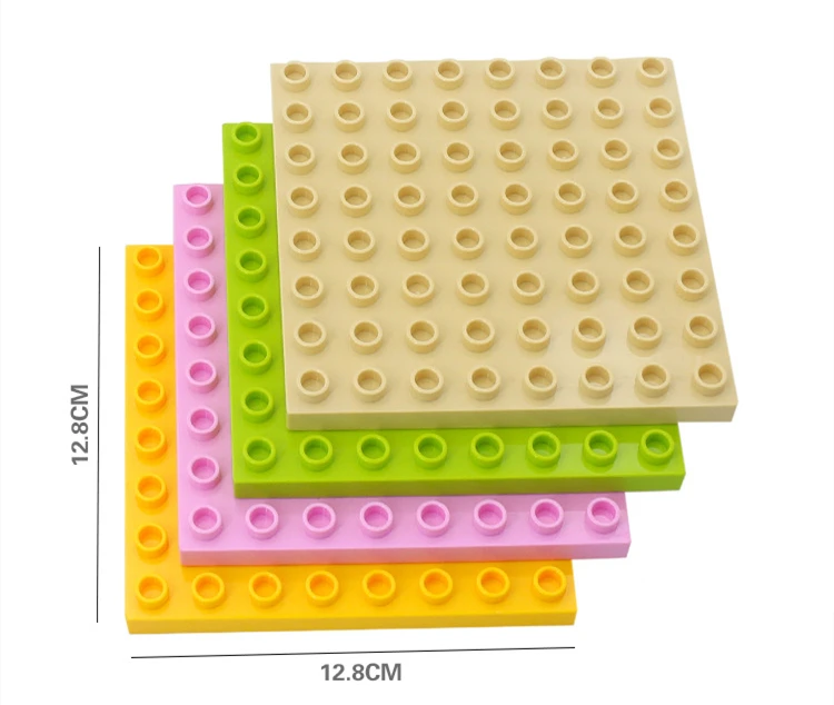 대형 빌딩 블록 양면 베이스 플레이트, 대형 벽돌 호환 플라스틱 교육 창의적 장난감, 어린이 선물