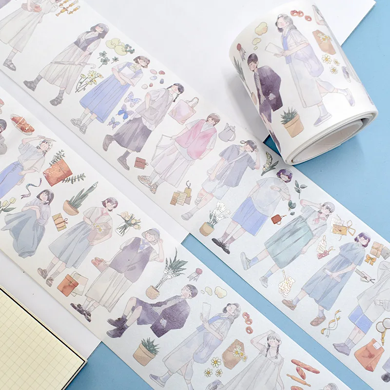 장식용 접착 테이프 문자 유럽 꽃다발 스크랩북 DIY 스크랩북 스티커, 로트 당 1 개