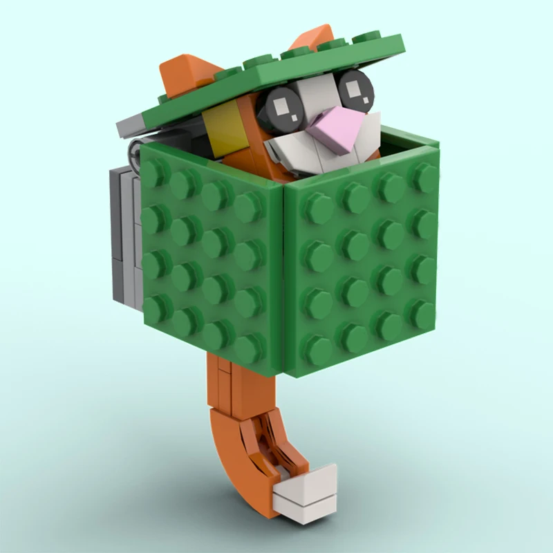 특이한 키티 빌딩 블록 조립 모델 선물 건설 세트, 어린이 소녀 창의적인 장난감 벽돌, DIY 키홀더