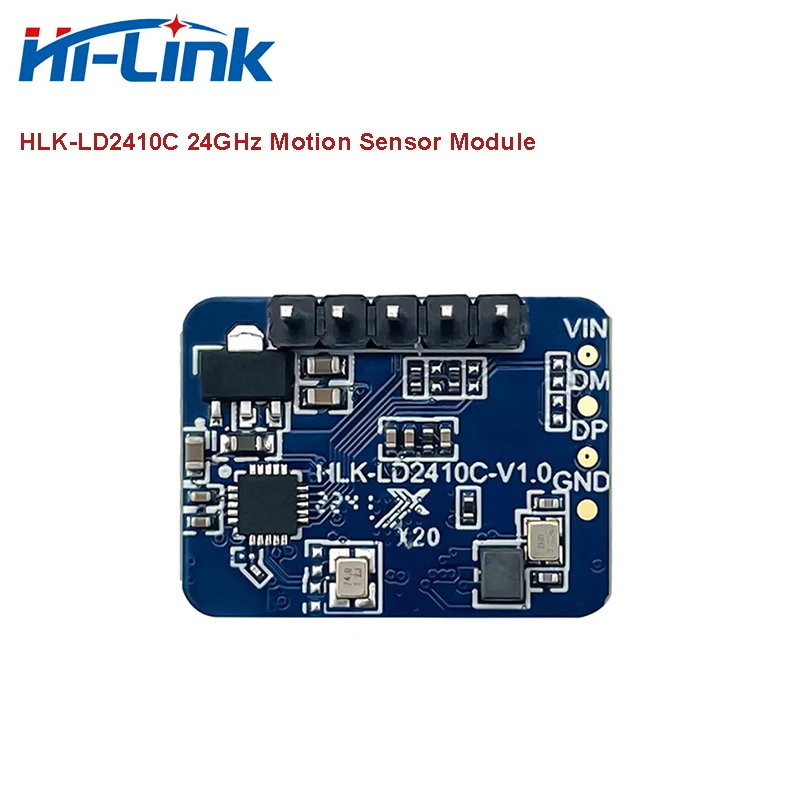 Hi-Link 미니 사이즈 레이더 센서 모션 모듈, LD2410, 5V, 24G mmWave