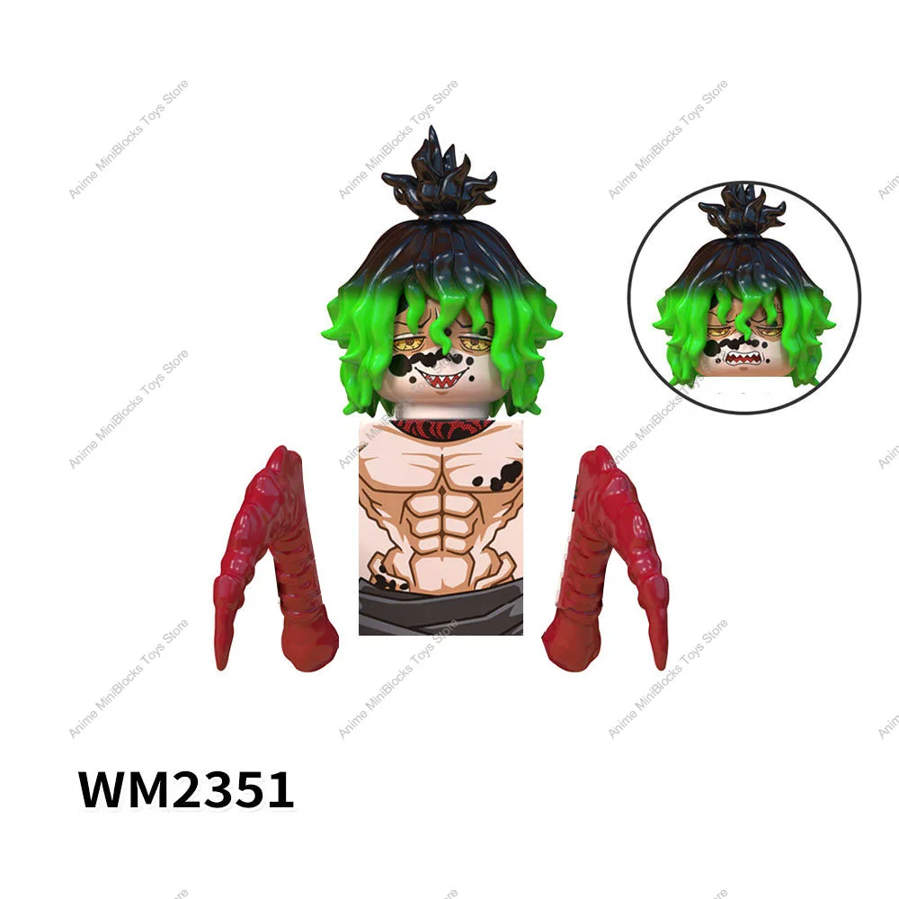 악마 슬레이어 빌딩 블록, 네즈코 쿄주로 렌고쿠 데모니아 젠이츠 애니메이션 만화 미니 피규어, 액션 장난감 브릭, 어린이 WM6137
