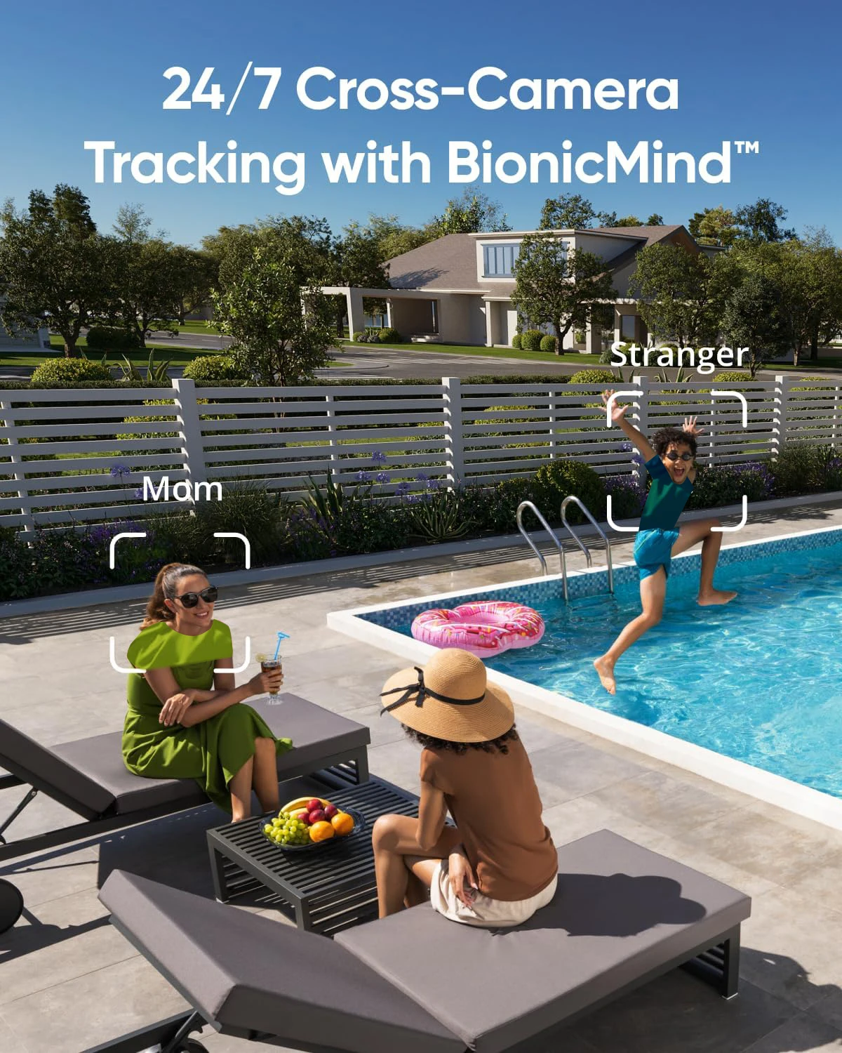 Eufy Security EufyCam E330, 전문 야외 보안 카메라 시스템, 24/7 녹화 플러그인, Wi-Fi NVR, 얼굴 인식 AI