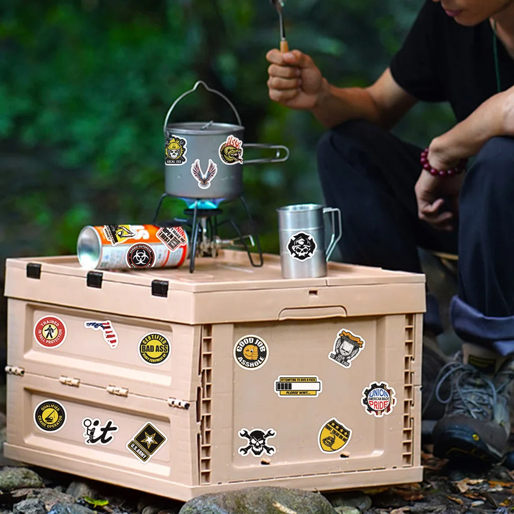 재밌는 하드 모자 브랜드 사인 멋진 스티커, 건설 노동자 헬멧 오토바이 자동차 도구, 노트북 자전거 선물 스티커, 98 개