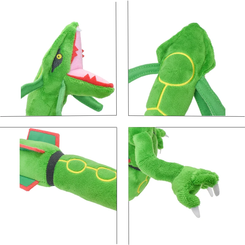 레쿠쟈 Rekujya 포켓몬 Rayquaza 봉제 인형, 부드러운 동물 핫 토이, 무료 배송, 75cm, 30 인치