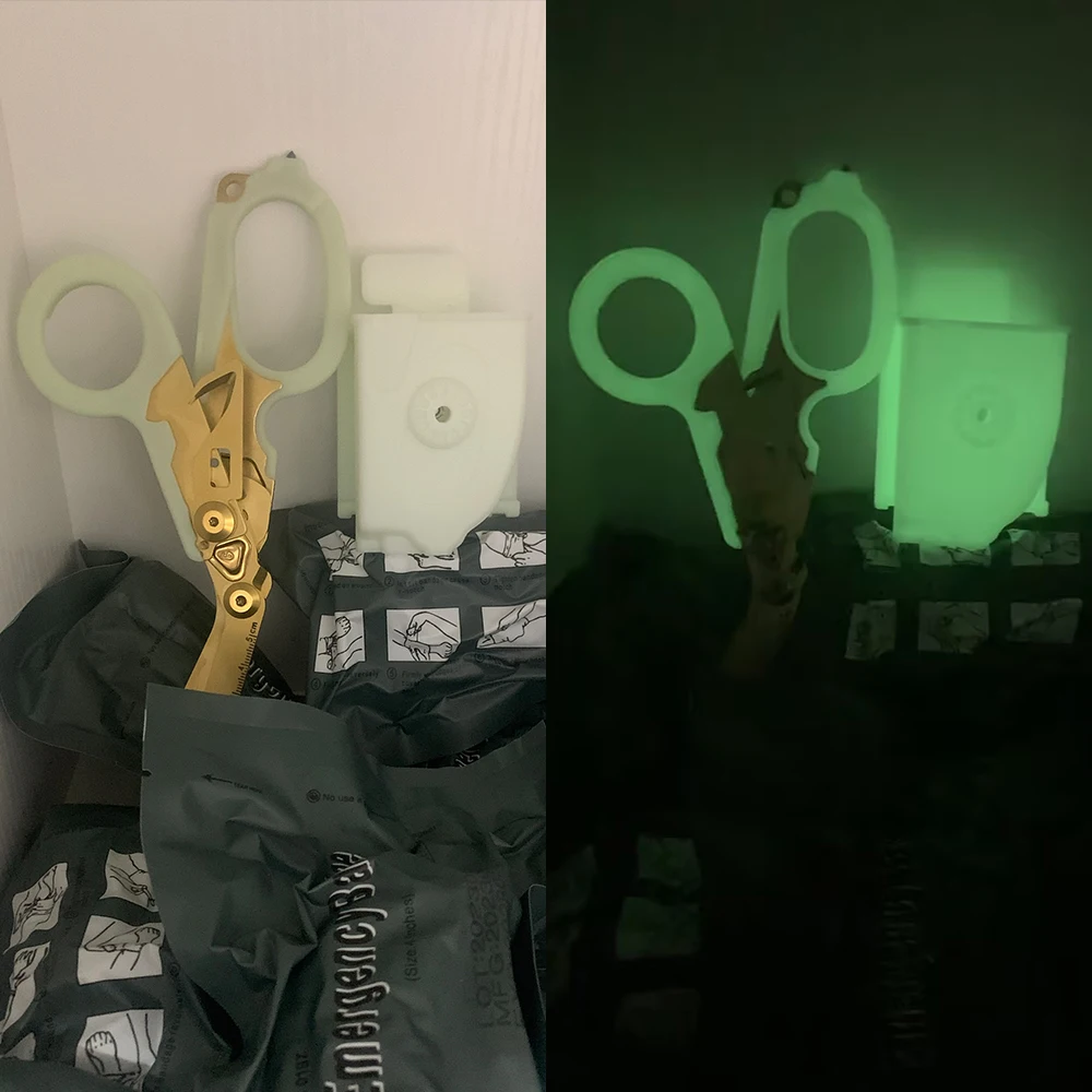 잠금 걸쇠가 달린 다기능 휴대용 비상 가위, 전술 접이식 가위, 야외 생존 도구