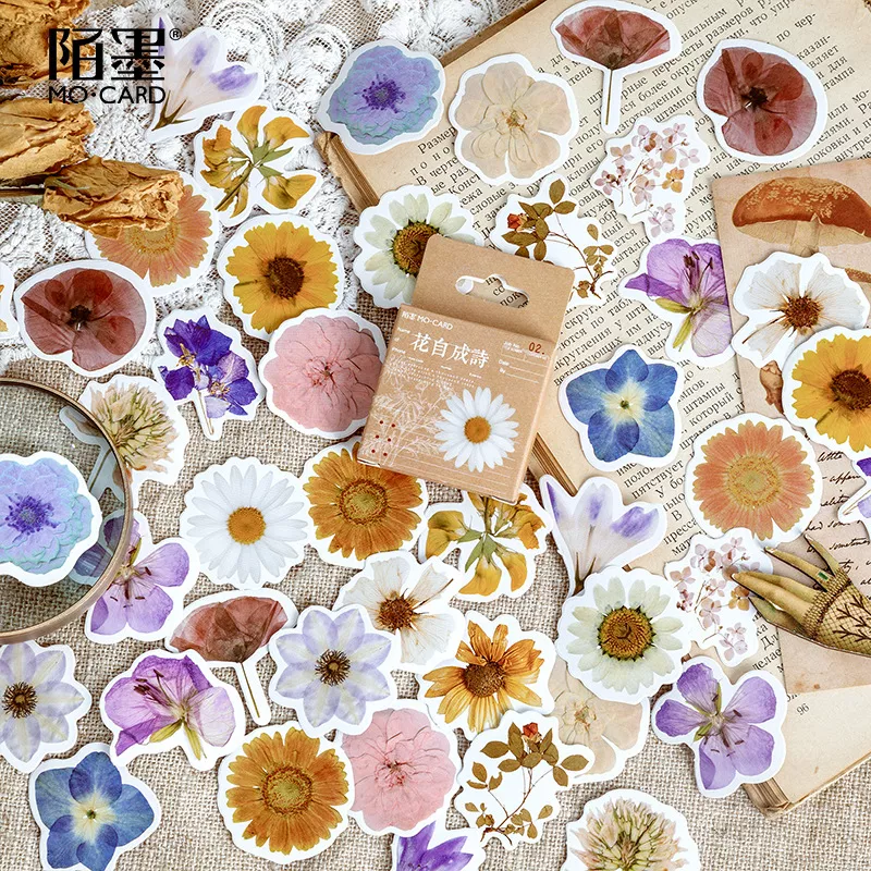 46 개/대 꽃 스티커 Diy Scrapbooking 일기 플래너 장식 스티커 앨범 title=46 개/대 꽃 스티커 Diy Scrapbooking 일기 플래너 장식 스티커 앨범 