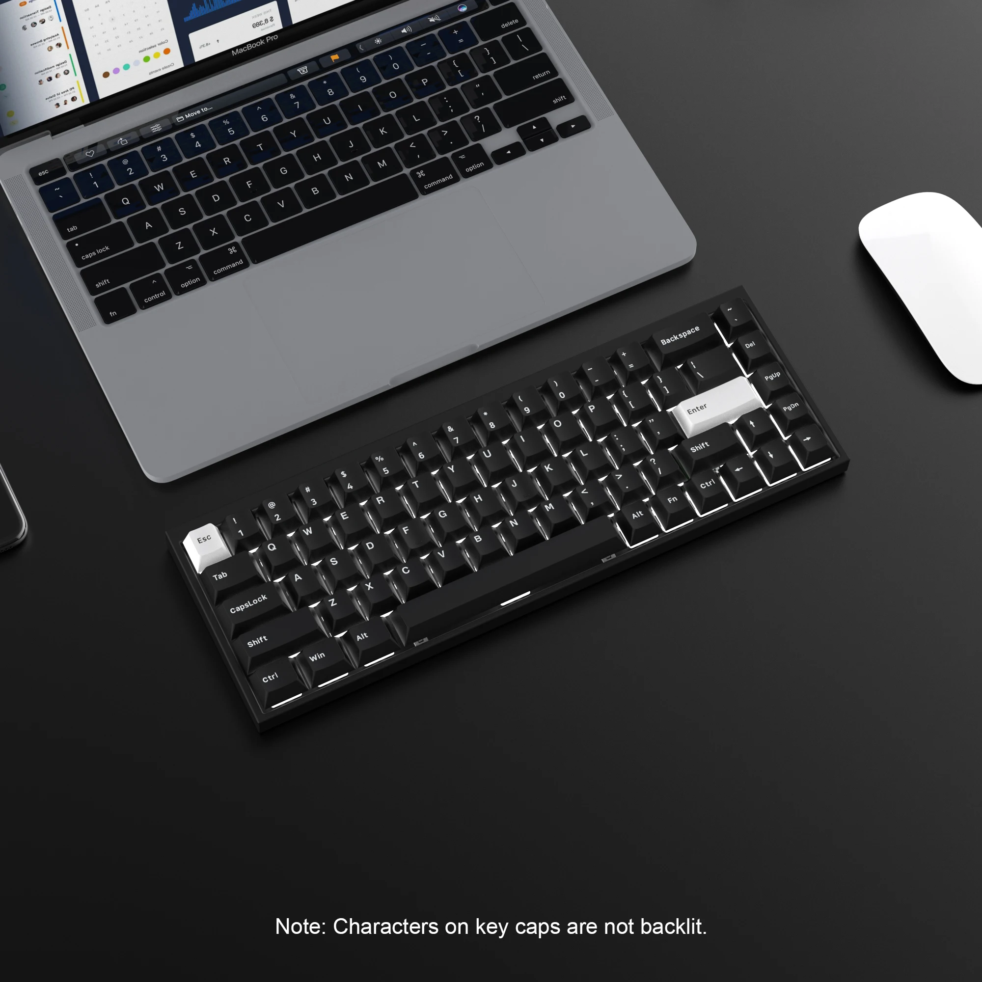 게이밍 키보드용 커스텀 PBT 키캡, 더블 샷, 체리 프로파일, 168 키, 체리 게이트론 MX 스위치, WOB