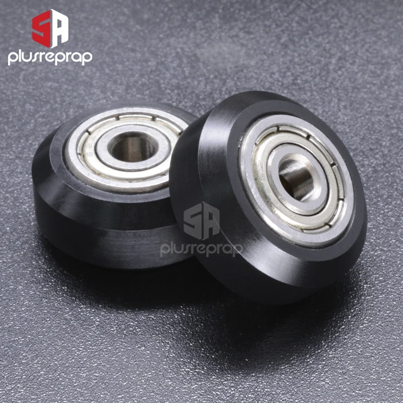 3D 프린터 플라스틱 휠 POM 빅 모델 패시브 라운드 휠 아이들러 풀리 기어, CNC 오픈빌드 V 슬롯용