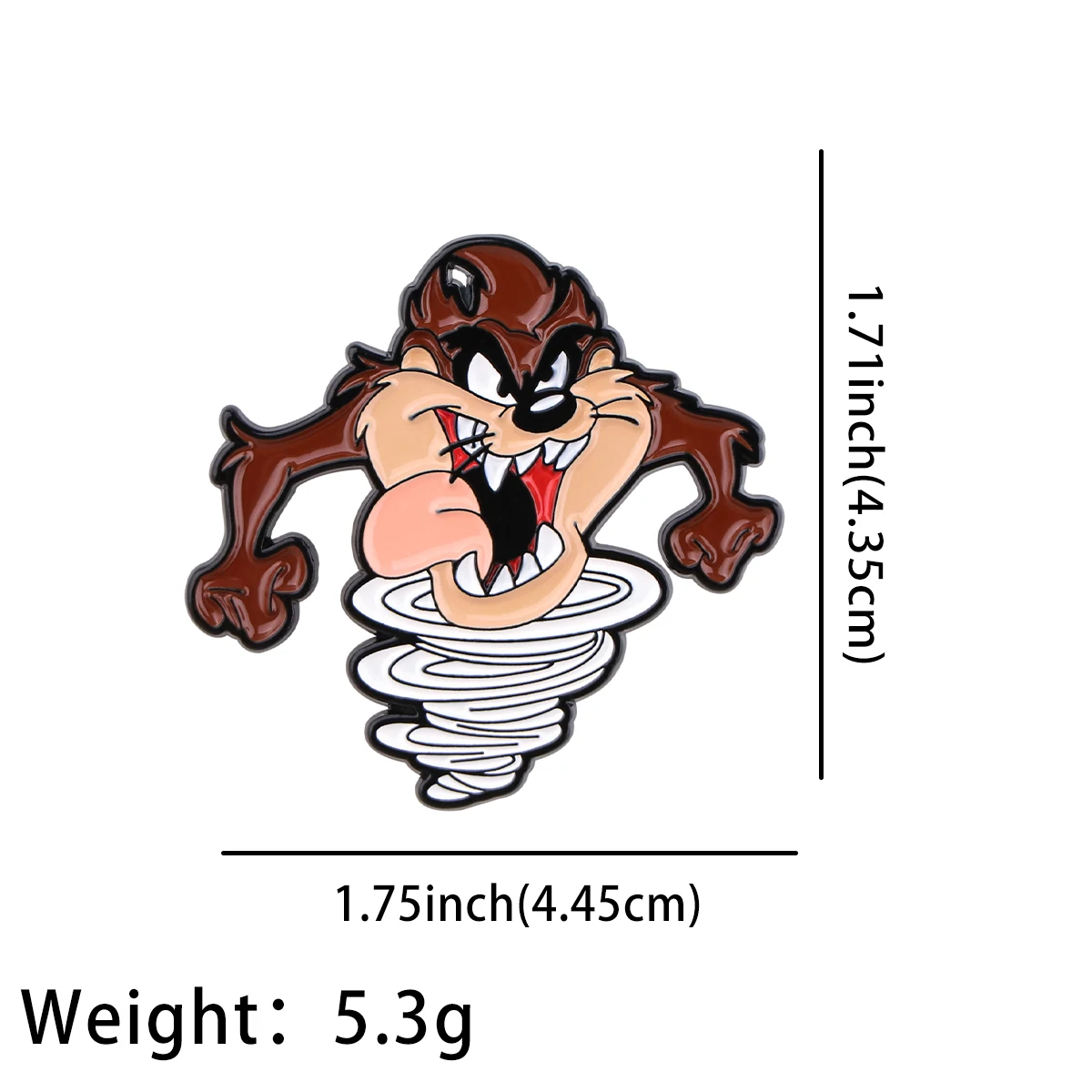만화 오리 호랑이 어린이 브로치, 에나멜 핀, 라펠 핀, 배낭 금속 서류 가방 배지, 보석 선물