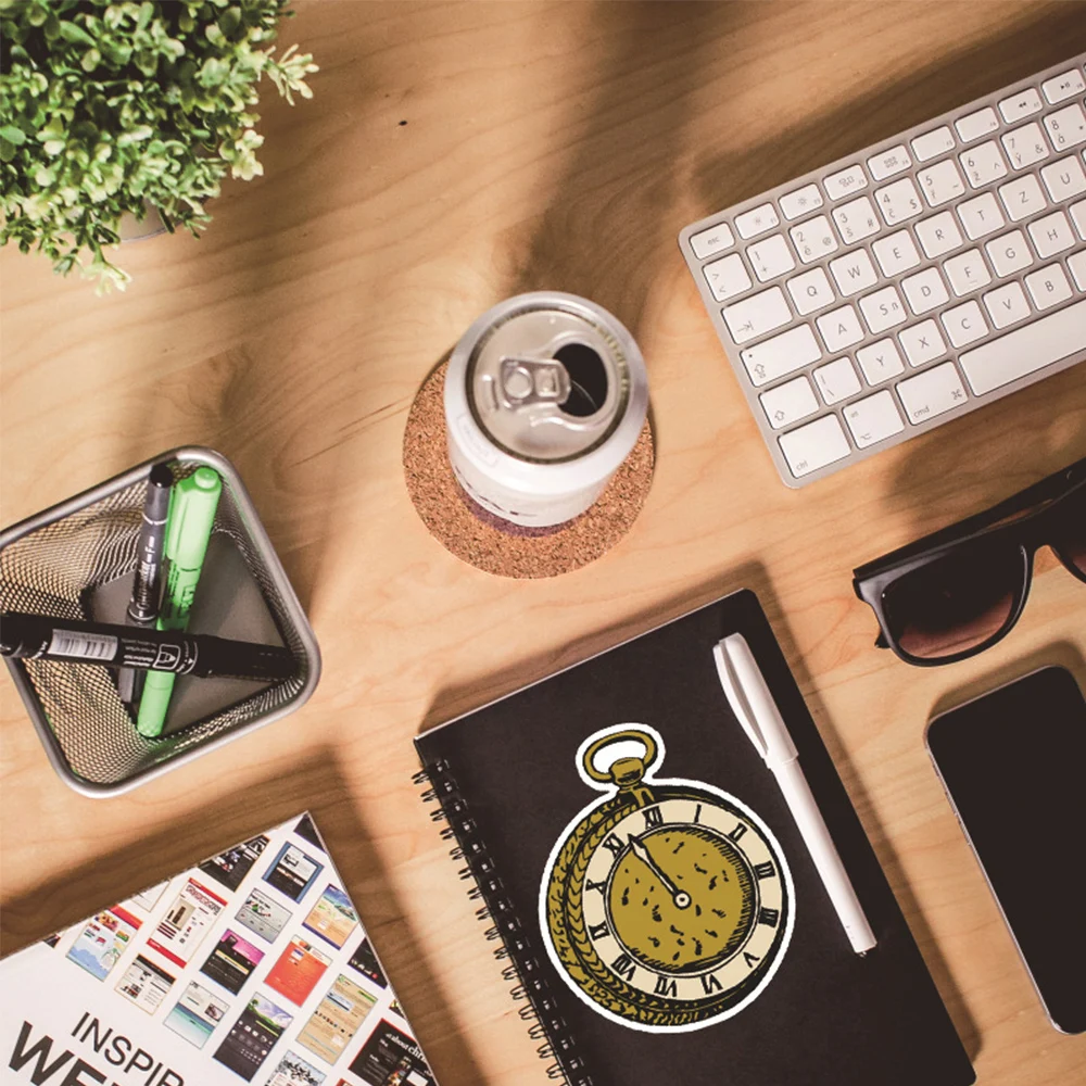 디즈니 영화 이상한 나라의 앨리스 스티커, 카와이 만화 데칼 그래피티 노트북 휴대폰 문구 스티커, 어린이 장난감, 10 개, 30 개, 50 개