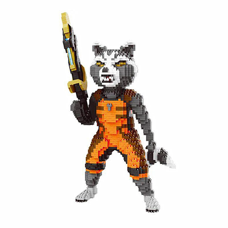 디즈니 캐릭터 릴로 & 스티치 빌딩 블록 스파이더 맨 아이언 맨 독이 애니메이션 인형 빌드 실용적인 기술 퍼즐 게임 선물