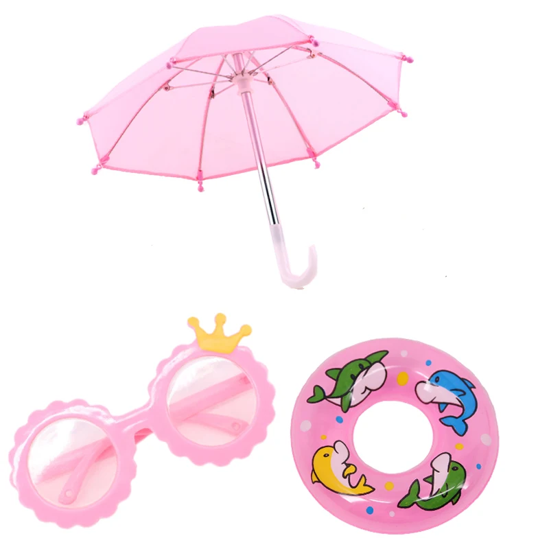 인형 수영복 라니 액세서리, 여름 구멍 슬리퍼, 18 인치 미국인 및 43cm 태어난 아기용, 우리 세대 소녀 선물