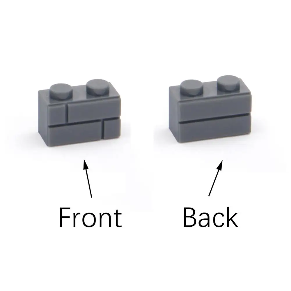 DIY 빌딩 블록 벽 피규어 브릭 1x2 도트 50/100 개 교육용 크리에이티브 장난감 어린이용 사이즈 98283 호환