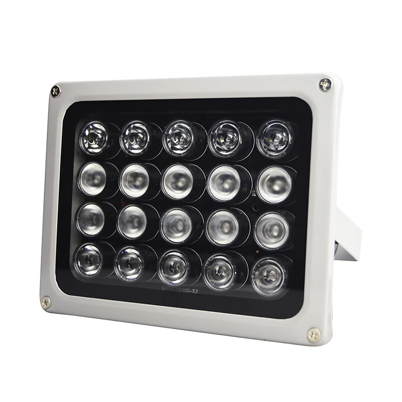 CCTV LED IR 조명, CCTV 필 LED 조명기, 적외선 램프, IP66 850nm 방수, CCTV 카메라용 야간 투시경, AC 220V, 20 개