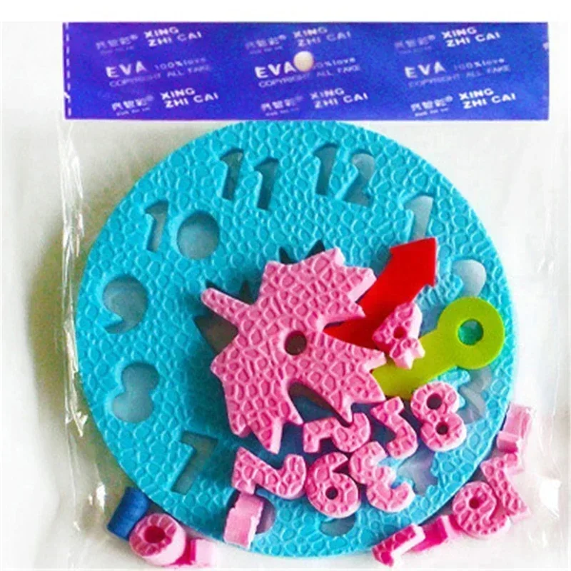 유치원 교육 매뉴얼 DIY 에바 시계, 조기 학습 교육, 아기 어린이 장난감, 몬테소리 교육 보조, 수학 장난감