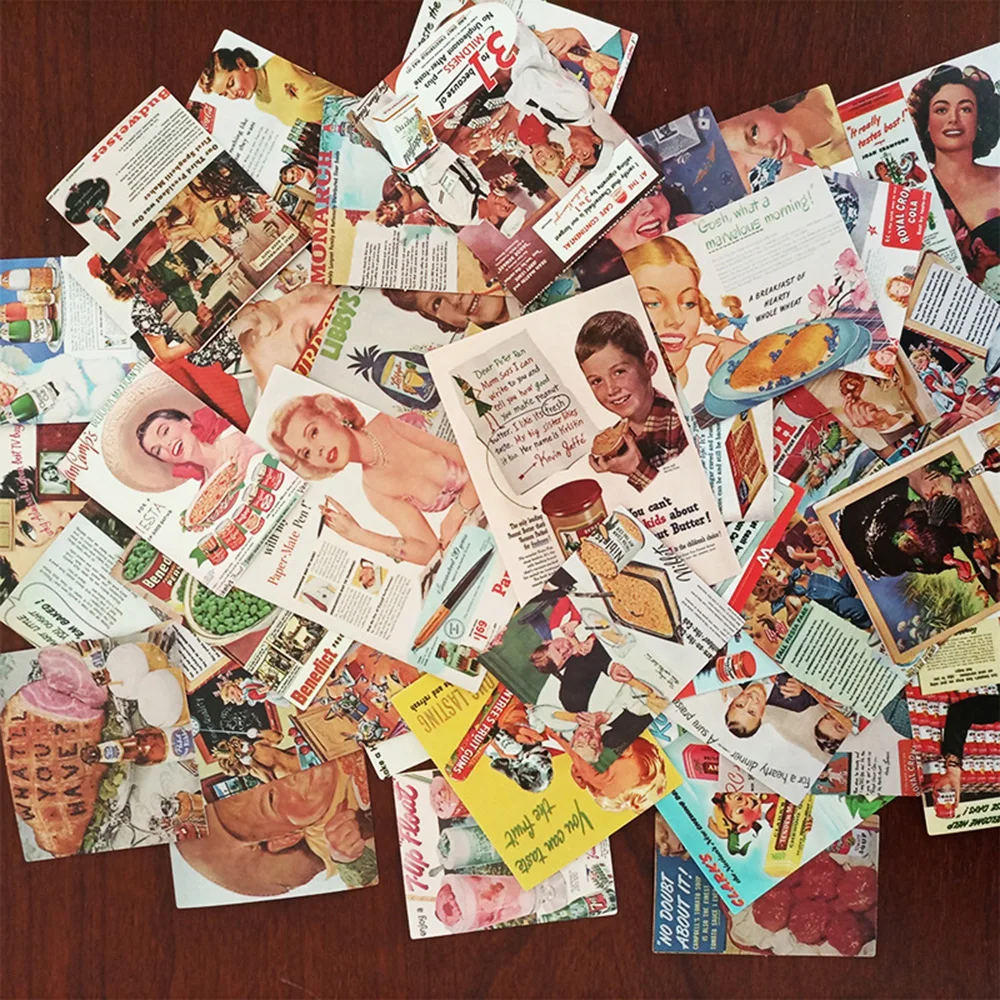 클래식 레트로 포스터 그래피티 스티커 10/30/50 개, 미적 그래피티 오토바이 수하물 기타 방수 빈티지 스티커 데칼