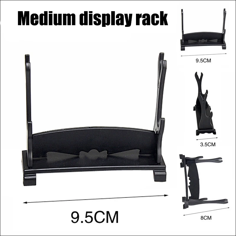 6/9/12/15/27cm 총 스피어 무기 모델 디스플레이 랙 스탠드 플라스틱 장난감 홈 장식 게임 애니메이션 주변기기 액세서리