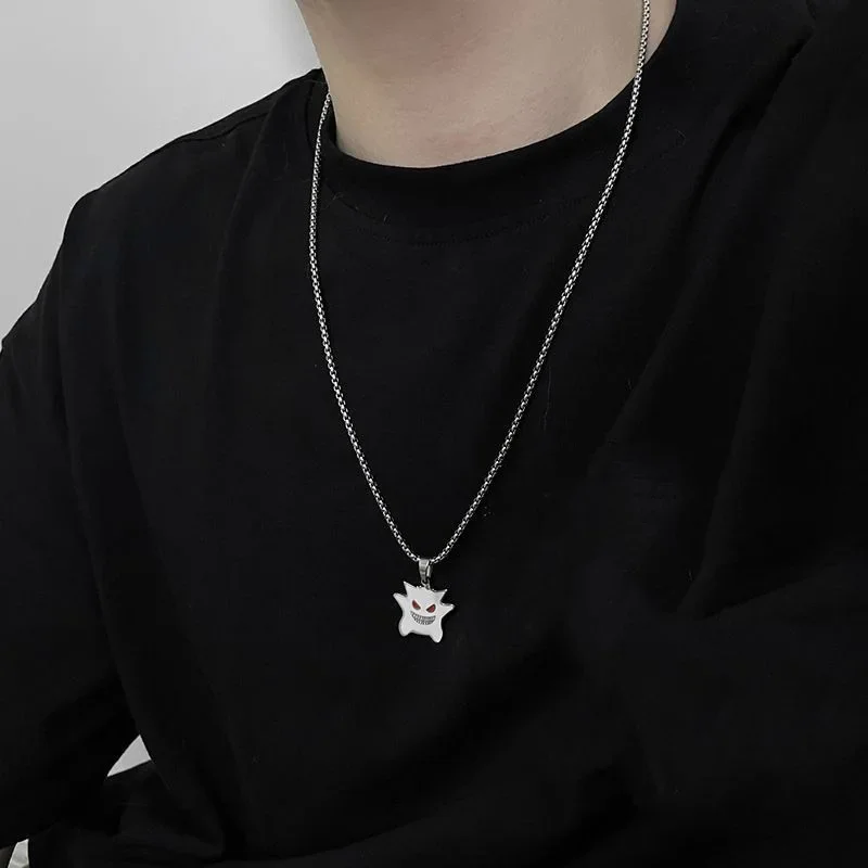 포켓몬 애니메이션 팬텀 리자드 피규어 목걸이 펜던트, 만화 고라파덕 쥬얼리, 소녀 목걸이 장난감, 피카츄 액세서리, 어린이 선물