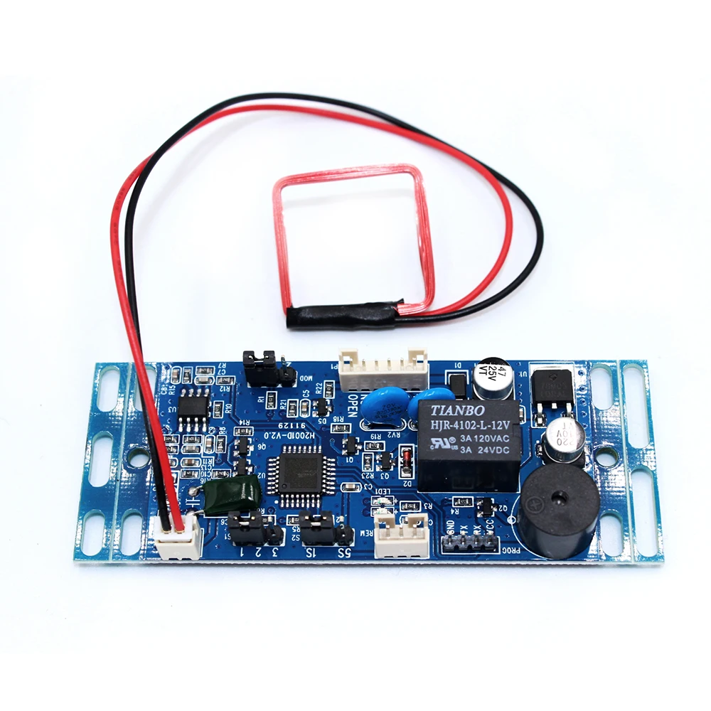 125Khz 13.56Mhz 2500 사용자 RFID 근접 액세스 제어 시스템 보드 빌딩 인터콤 모듈 내장형 액세스 제어 모듈, 액세스 제어 모듈