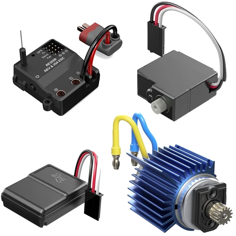 MJX 하이퍼 고 RC 자동차 부품 원격 제어 자동차 H16H 16207 16208 16209 16210, 개조된 액세서리 차동 충격 흡수 타이어