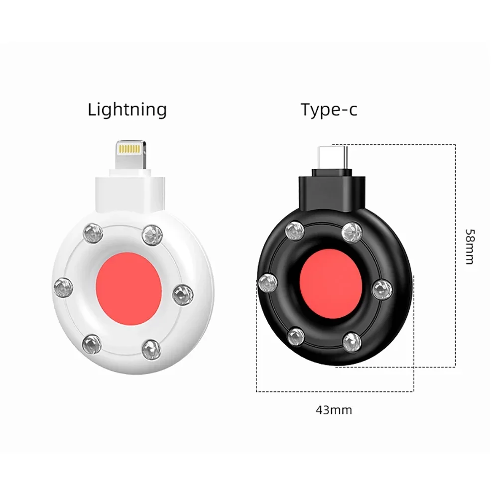 휴대용 안티 캔디드 카메라 감지기, USB 플러그, IR 신호 파인더, 휴대폰용 IR 알람, 야외 여행, 호텔 렌탈 감지