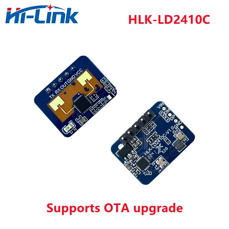 사람 존재 레이더 센서 모션 감지 모듈, mmWave HLK-LD2410C, 24G, 5 개, 무료 배송