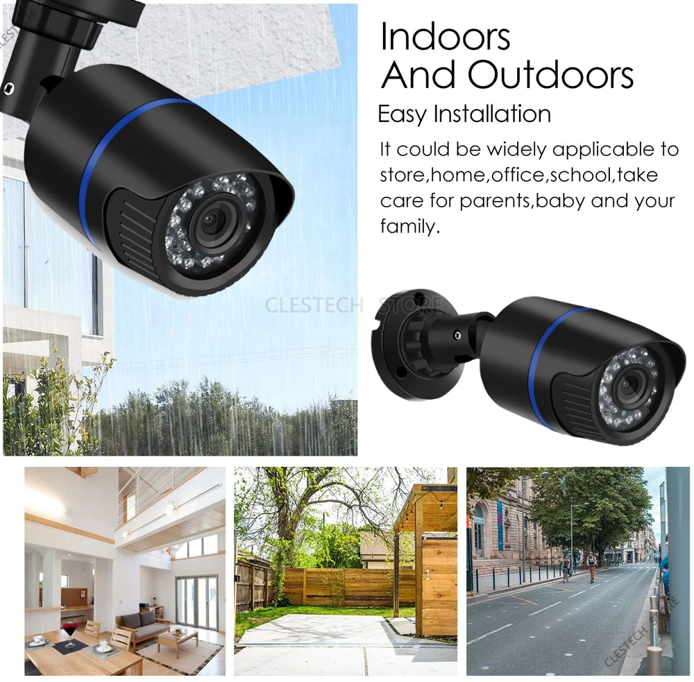 XVI 풀 디지털 CCTV AHD 카메라, 4 인 1, 5MP, 4MP, 1080P, HD, 5M-N, 야외 방수, ip66 IR, 야간 투시경, 거리용 총알