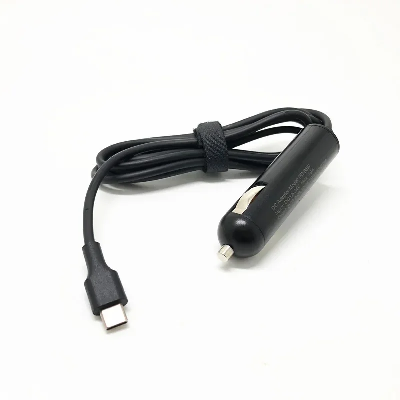 USB C 타입 자동차 노트북 충전기, 맥북 Hp 레노보 Asus 노트북용 담배 라이터 DC 어댑터, 범용 12V-24V, 65W