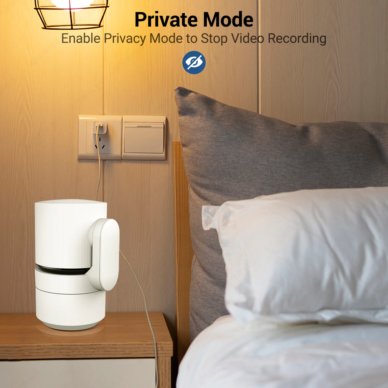 투야 실내 와이파이 IP 카메라 베이비 모니터, 나이트 비전, Ai 감지, 양방향 오디오 감시 카메라, 구글 알렉사 지지대, 1080P