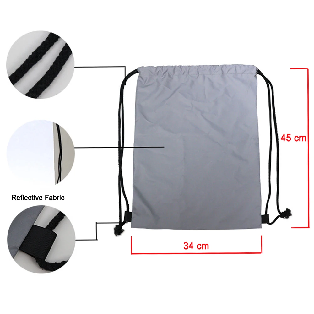 반사 방수 배낭 레인 커버 야외 스포츠 야간 사이클링 안전 라이트 레인 커버 케이스 가방, 캠핑 하이킹